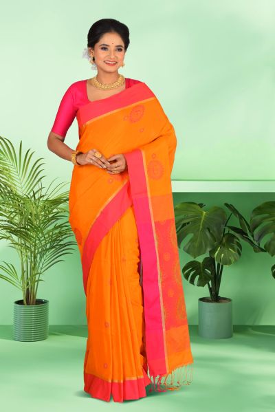 Handloom Cotton Saree (adi86709)