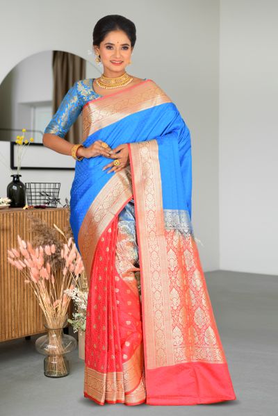 Pashmina Benarasi Silk Saree (adi86716)