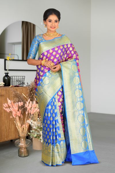 Pashmina Benarasi Silk Saree (adi86718)