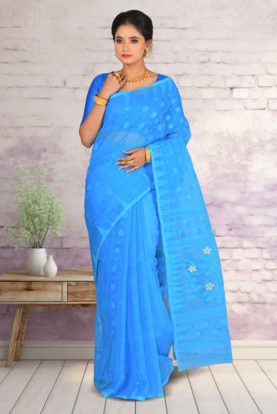 Dhakai Jamdani Saree (adi86725)