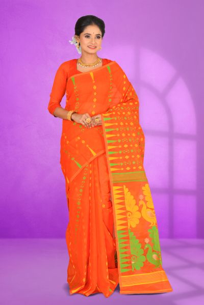 Dhakai Jamdani Saree (adi86735)