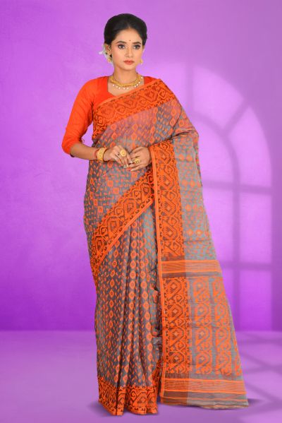 Dhakai Jamdani Saree (adi86744)