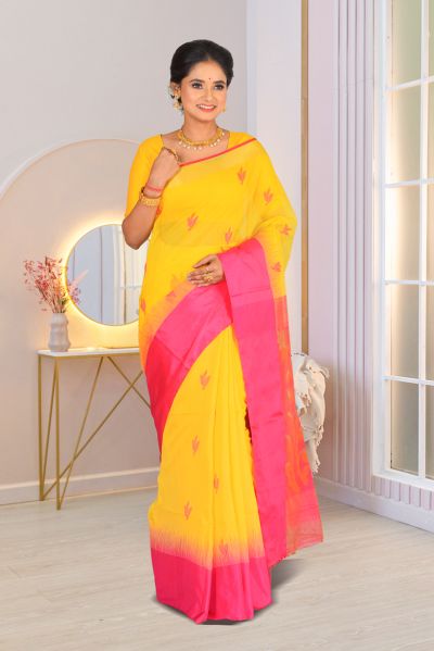 Handloom Cotton Saree (adi86757)