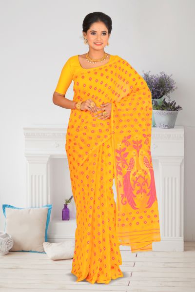 Soft Dhakai Jamdani Saree (adi86759)