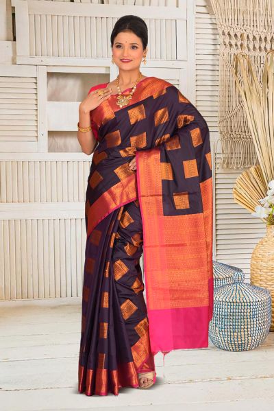 Maheshwari Silk Saree (adi86779)