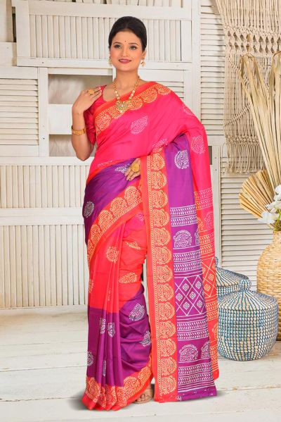 Bishnupuri Silk Saree (adi86780)