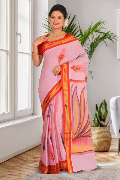 Kerela Cotton Saree (adi86816)