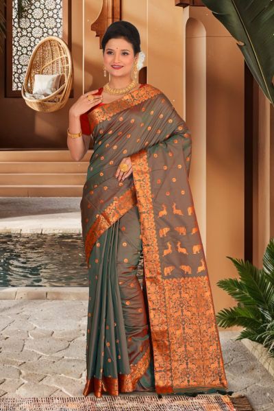 Assam Silk Saree (adi86821)