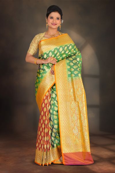 Pashmina Benarasi Silk Saree (adi86863)