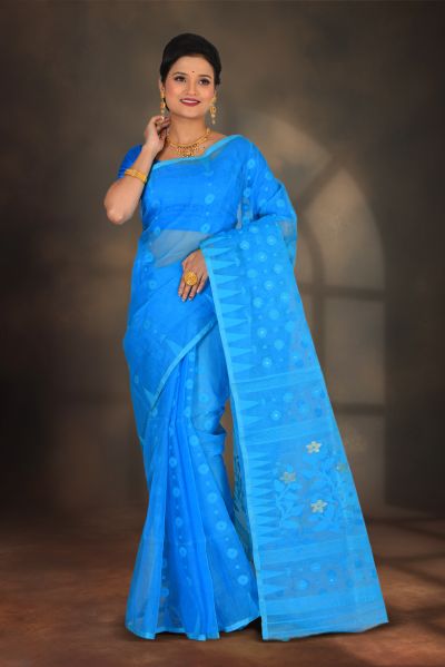 Dhakai Jamdani Saree (adi86869)