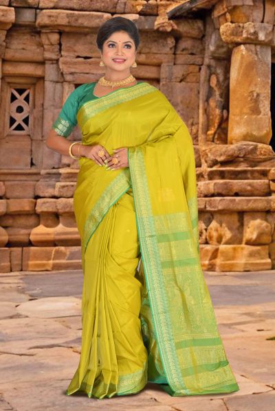 Semi Bomkai Silk Saree (adi87141)