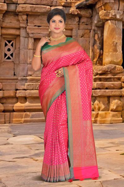 Chanderi Silk Saree (adi87142)