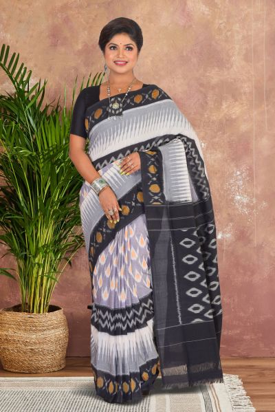 Ikkat Cotton Saree (adi87173)