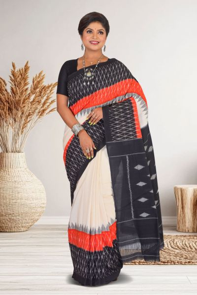 Ikkat Cotton Saree (adi87174)