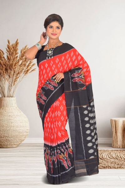 Ikkat Cotton Saree (adi87177)