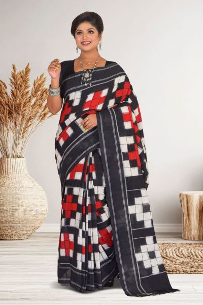 Ikkat Cotton Saree (adi87181)