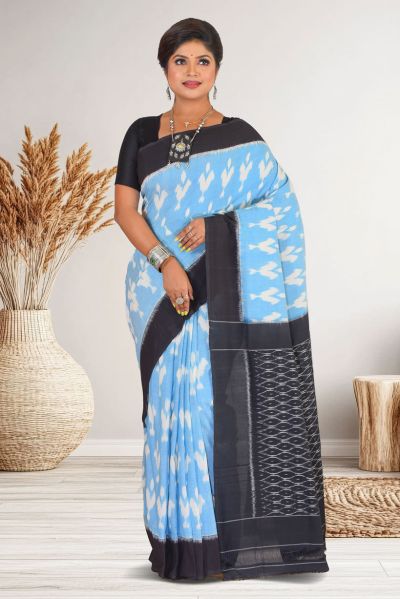 Ikkat Cotton Saree (adi87183)