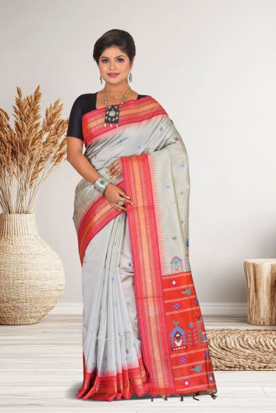 Semi Gicha Silk Saree (adi87187)