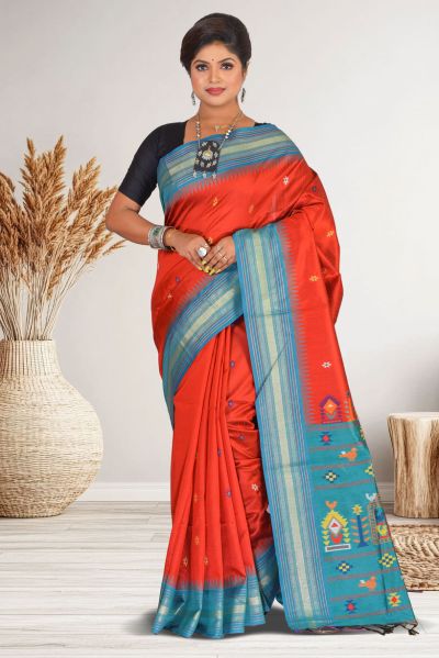 Semi Gicha Silk Saree (adi87190)