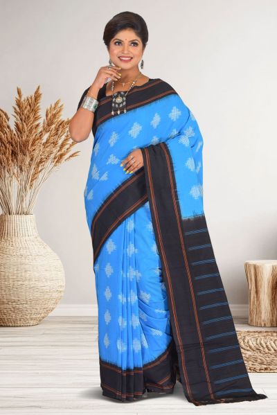 Ikkat Cotton Saree (adi87192)