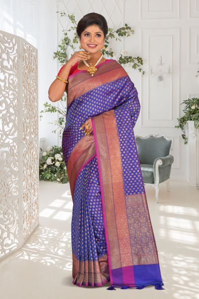 Chanderi Silk Saree (adi87208)