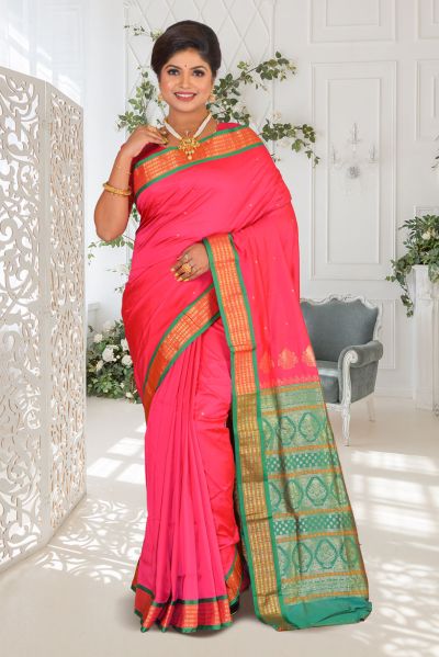 Semi Bomkai Silk Saree (adi87209)