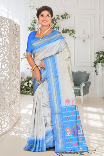 Semi Gicha Silk Saree (adi87213)