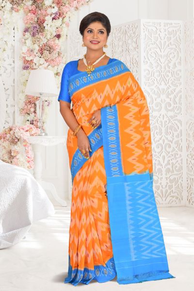 Ikkat Cotton Saree (adi87218)