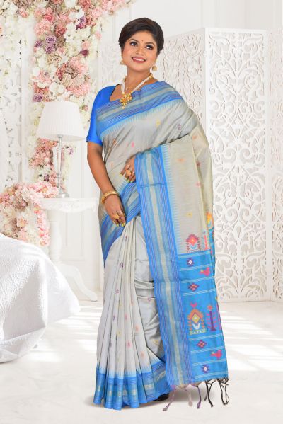 Semi Gicha Silk Saree (adi87220)