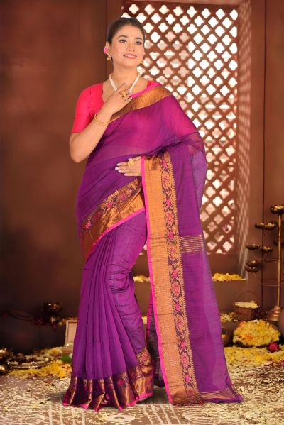 Handloom Cotton Saree (adi87239)