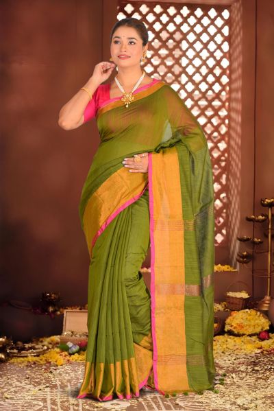 Handloom Cotton Saree (adi87241)