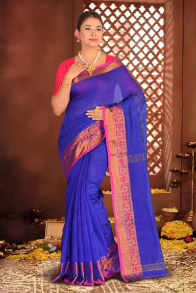 Handloom Cotton Saree (adi87246)