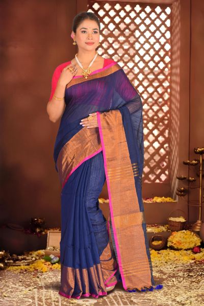 Handloom Cotton Saree (adi87247)