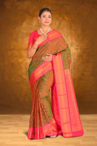 Kanjivaram Silk Saree (adi87259)