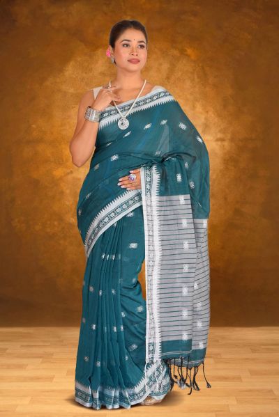 Handloom Cotton Saree (adi87273)