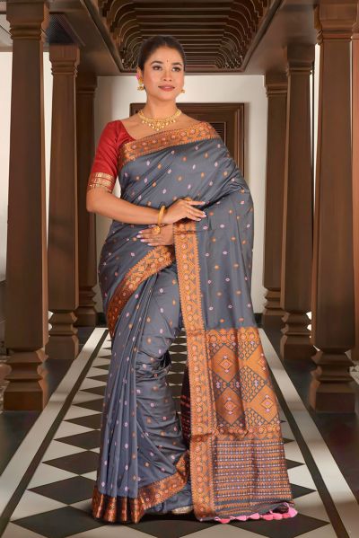 Assam Silk Saree (adi87277)