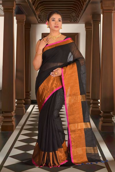 Handloom Cotton Saree (adi87297)