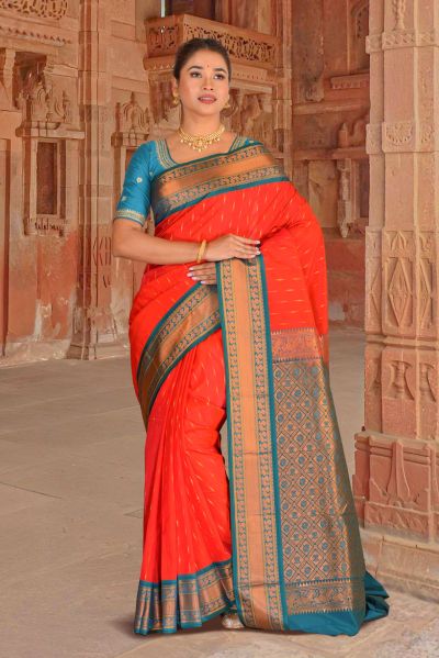 Kanjivaram Silk Saree (adi87323)