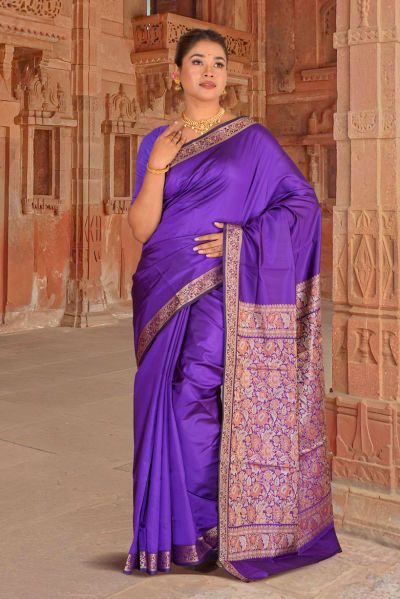 Semi Bomkai Silk Saree (adi87343)