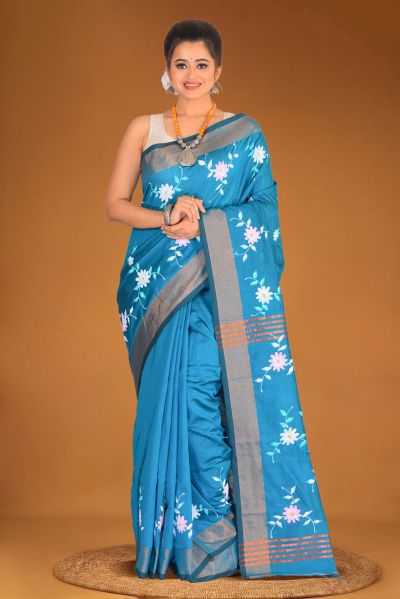Handloom Cotton Saree (adi87591)