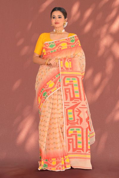 Dhakai Jamdani Saree (adi87636)