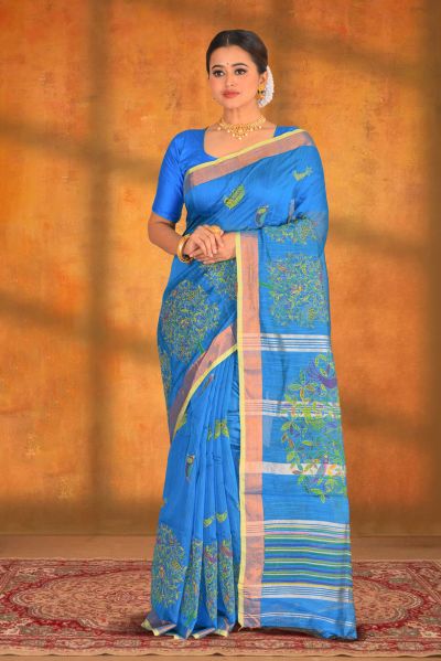 Handloom Cotton Saree (adi87667)