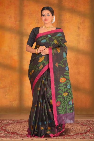 Resham Cotton Saree (adi87669)