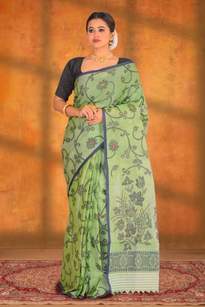 Resham Cotton Saree (adi87671)