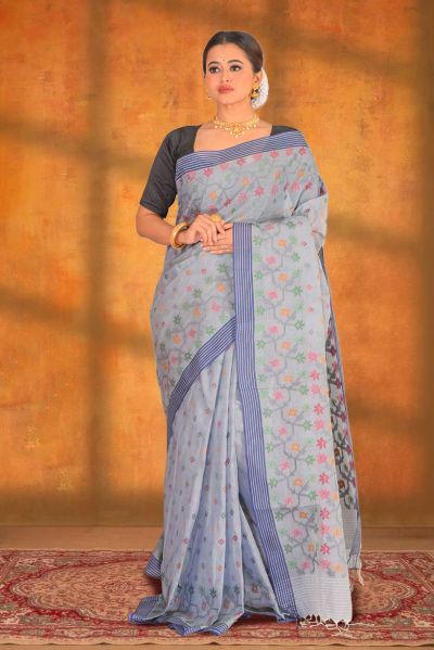 Resham Cotton Saree (adi87674)