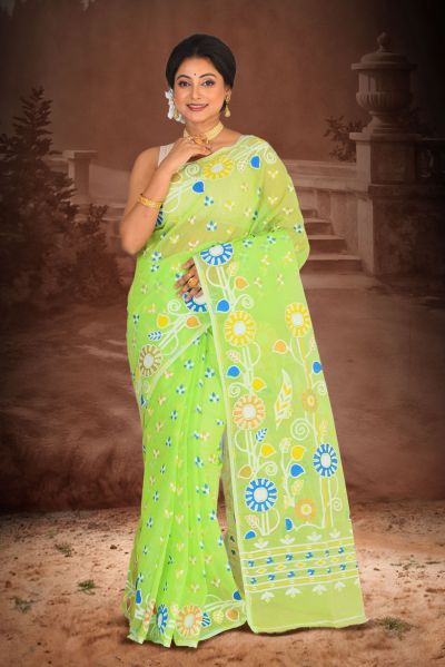 Dhakai Jamdani Saree (adi87966)