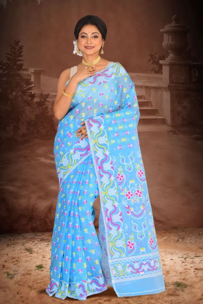 Dhakai Jamdani Saree (adi87967)