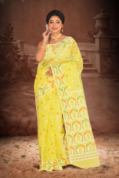 Dhakai Jamdani Saree (adi87968)