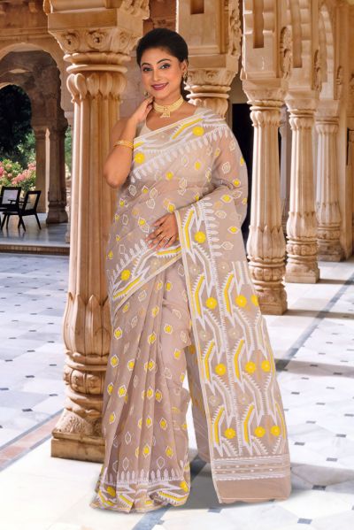 Dhakai Jamdani Saree (adi87977)