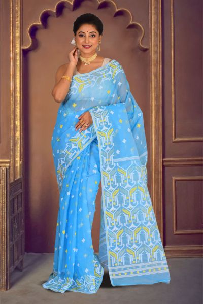Dhakai Jamdani Saree (adi87986)